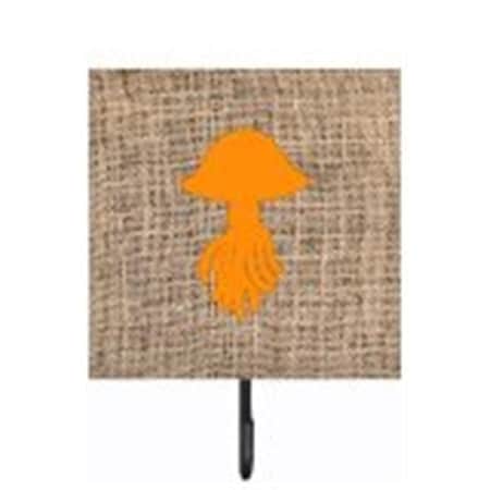 Carolines Treasures Jellyfish Burlap And Orange Leash Or Key Holder BB1089-BL-OR-SH4